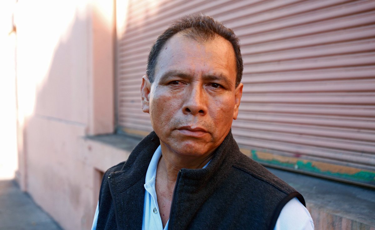 _BehindTheStyle's tweet photo. Meet Javier Garcia Martinez.

Martinez began working in Downtown, Los Angeles garment factories since 1979.

Javier earns about $9 per hour to iron clothes at a sewing contractor that produces clothes for TJMaxx.

Read more about Javier's #BehindTheStyle story on our FB page. https://t.co/0gS5JVnlZb