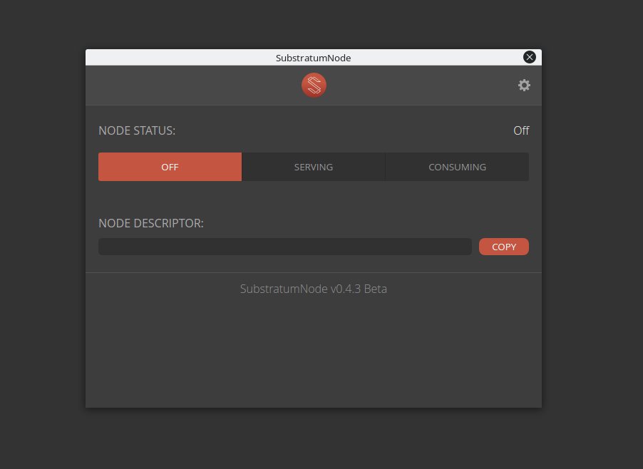 HuMicro's tweet photo. Are you ready for #SubstratumNode 0.4.3? Join #SubstratumNetwork directly from graphical interface! ๐ #Substratum #SUB @SubstratumNet https://t.co/2pise6EhUe
