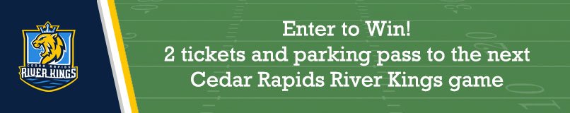 Want to win free tickets to the <a href="/goriverkings/">Cedar Rapids River Kings</a> game this Saturday? Enter now to win! 🦁🏈👑
cedarrapids.shopwhereilive.com/enter-to-win-c…