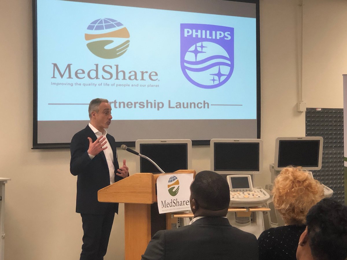 medshare's tweet photo. Together, MedShare and @Philips are increasing access to quality medical care for people in need all over the world! Thanks to all who came out to celebrate this #PowerfulPartnership with us! https://t.co/MrEZNcg2E8