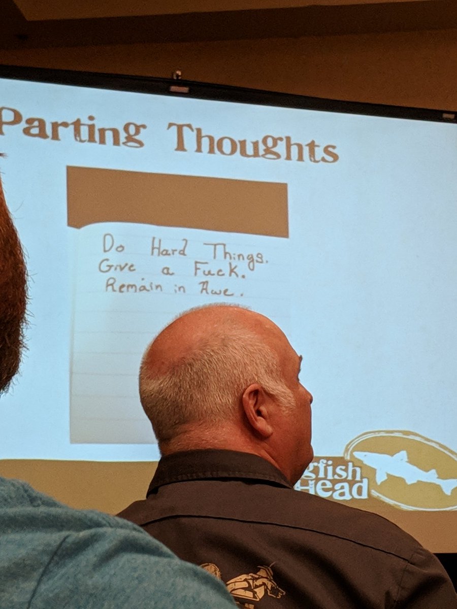 jmccullor's tweet photo. Words to live by. #BMTC19 https://t.co/0jtk7AZ2AZ