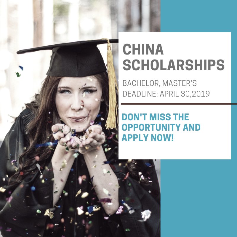CHINAstudywork's tweet photo. Partial scholarships in China!
Bachelor&Masters degrees
Deadline: April 30.2019
To see full info follow our instagram page aupair.china
#scholarship #scholarships #studyabroad #studyforfree #education #educationinchina https://t.co/d50f5M3uPM