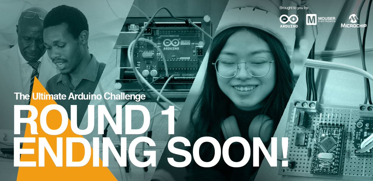 Supplyframe's tweet image. Reminder! Round 2 of the Ultimate #ArduinoChallenge starts this Friday. Don't forget to finish your submissions for round 1. Ending 4.05.19 ✅
--> arduinochallenge.com @arduino @MouserElec @MicrochipTech