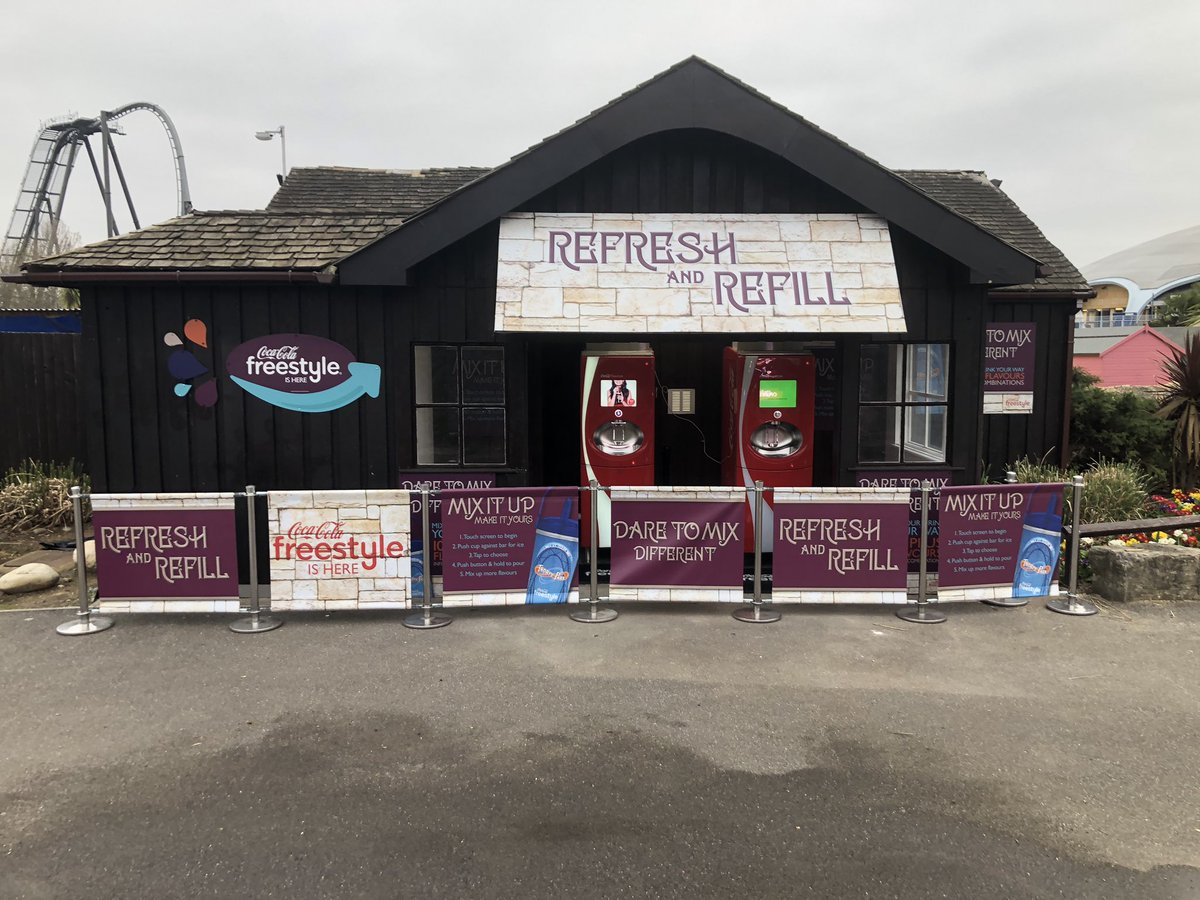 It’s been a busy 3 weeks at Thorpe Park adding and refreshing for Coca-Cola freestyle vending machines - 1 day to go! Nearly there!!