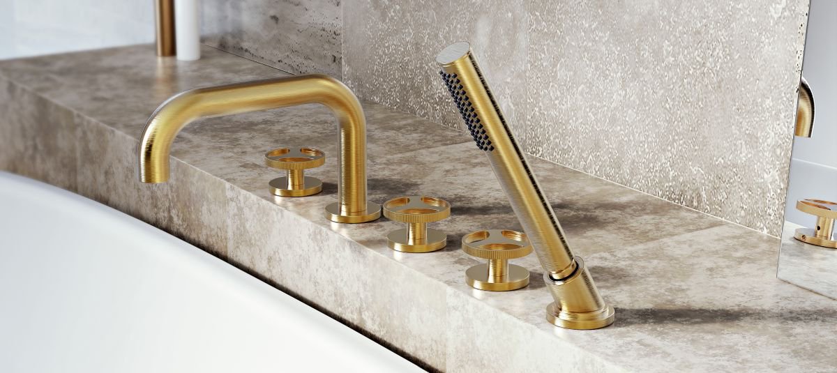 DesignerBath's tweet image. Oh, the nostalgia. Now parked (a.k.a available) at our Beverly and Watertown showrooms – the Harley collection by @Graff_Faucets. The past is reimagined through these designs that reflect classic motorcycle stylings.