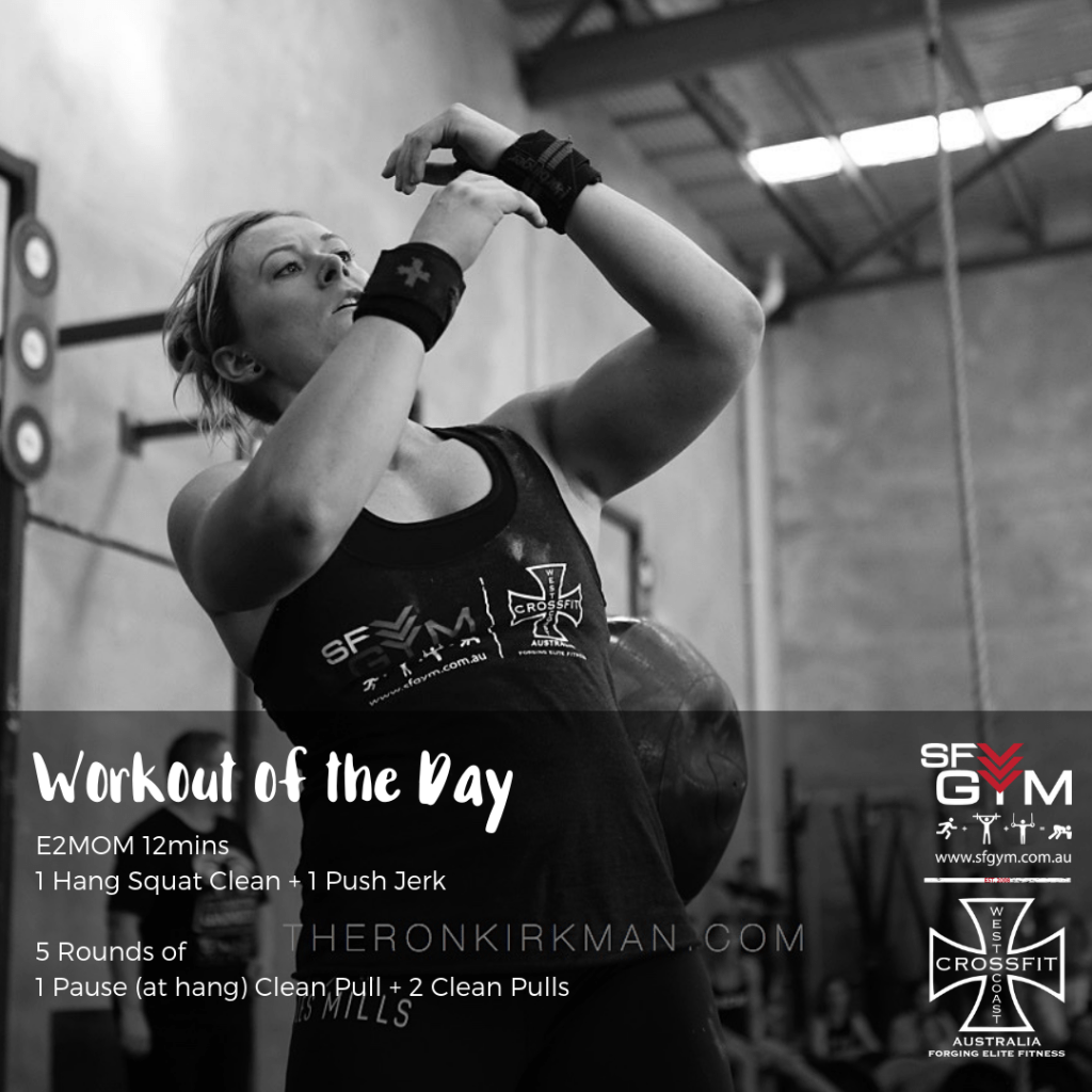 Workout of the Day, Thursday 28th March 2019 sfgym.com.au/workout-of-the…