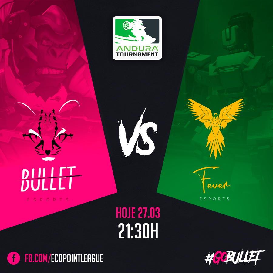 BULLETesportsGG's tweet photo. Hoje é dia de clássico!

Estrearemos no @AnduraOW contra nossos parceiros da Fever Esports!

A transmissão será feita às 21:30 no canal da Ecopoint League no Facebook, contamos com a sua torcida!

#goBULLET https://t.co/sr1vjngaNq