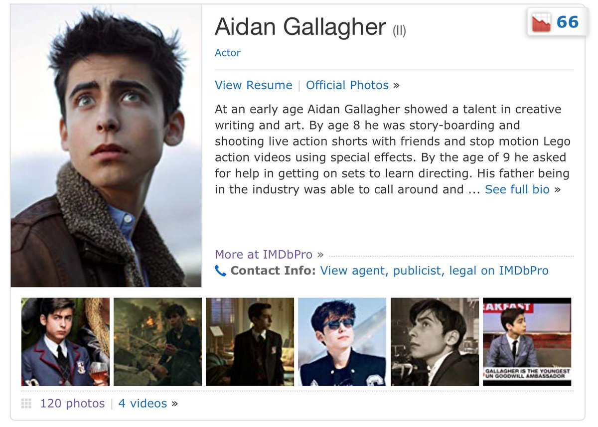 AidanRGallagher's tweet image. Check all the latests news and photos here:

imdb.com/name/nm6200897/

#umbrellaacadamy
#Netflix #ucp #DarkHorse