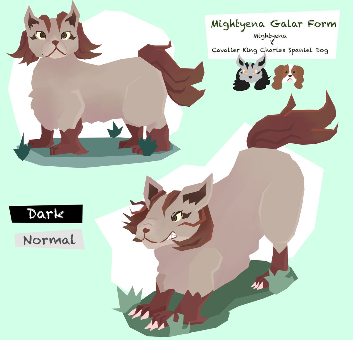 Spuddactyl's tweet photo. My entry for the #GalarFormContest @PokeMigawari
A small angry pupper https://t.co/OnWi50ZFf3