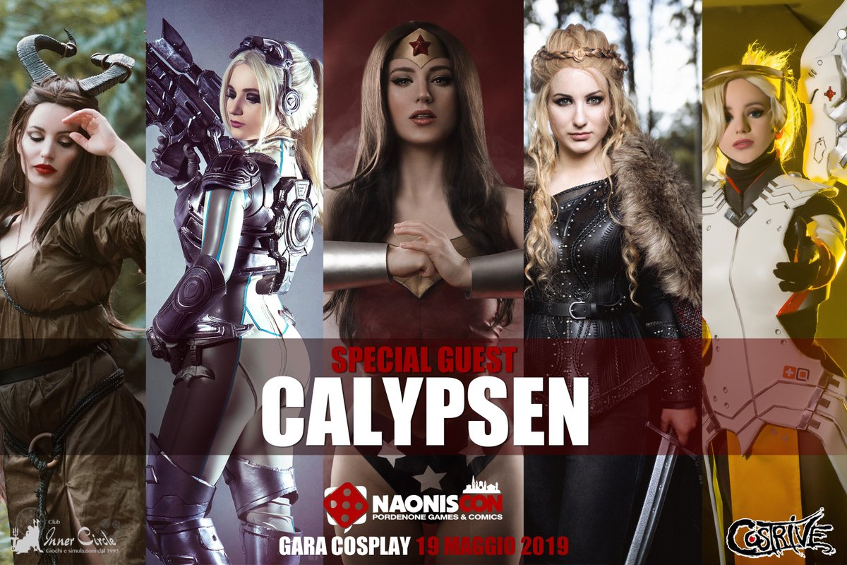 Costrive's tweet photo. Ed ecco a voi la nostra SPECIAL GUEST di quest'anno! 
Avremo il grande onore di avere con noi per il Naoniscon...
@CalypsenCosplay !
#costrive #cosplay #naoniscon2019 https://t.co/VPWLvVM54K