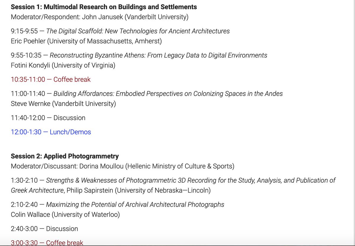 VandyDCH's tweet photo. The Parthenon^2: Digital Approaches to Architectural Heritage will be held Friday 3/29-Saturday 3/30 in the @VUDivinity Reading Room on the Main Campus! Check out all the wonderful presentations below! https://t.co/ptGZZx4eKv