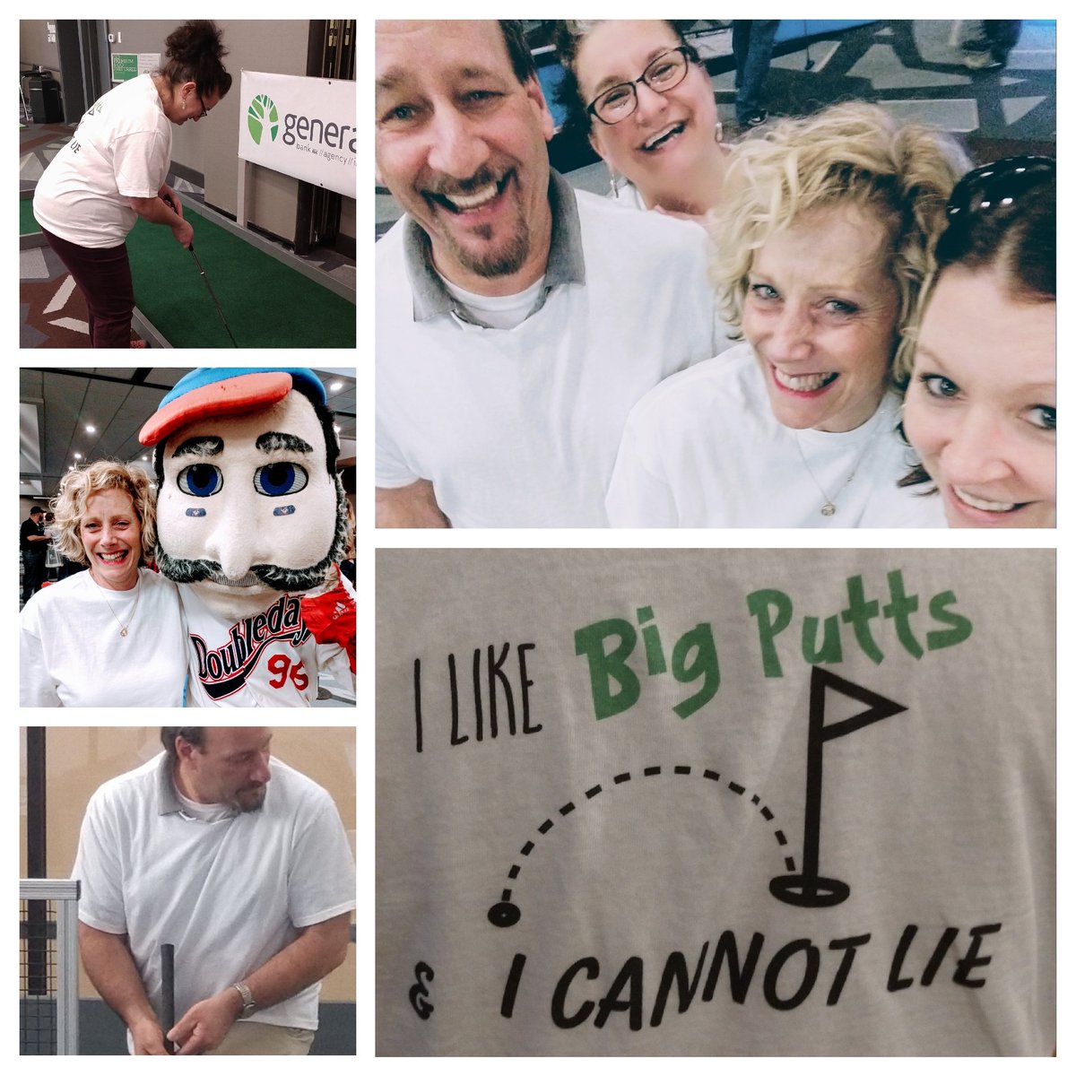 JLeeWeis's tweet photo. Raising $$ for the United way! Go team 'I like big putts'! @cayboces https://t.co/zMu0XrggUb