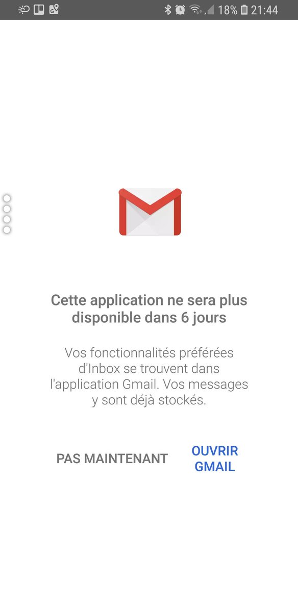 marekkalnik's tweet image. So sad to see #inbox go. @Google you are evil for giving it to us and now taking it away 😥