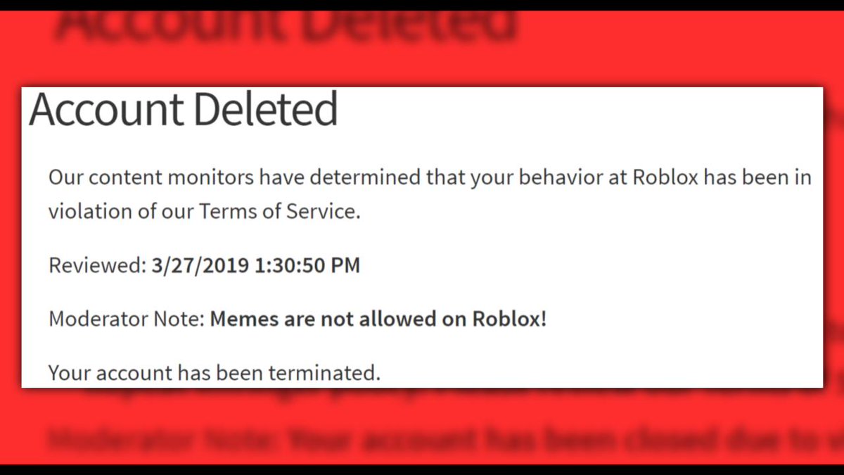 Lord Cowcow On Twitter Just Uploaded A Video Called How To Get Banned On Roblox In 5 Minutes Make Sure You Don T Miss It Https T Co Bstddwdral Https T Co Ga3k396vyu - what memes will get you banned from roblox in 2019 by