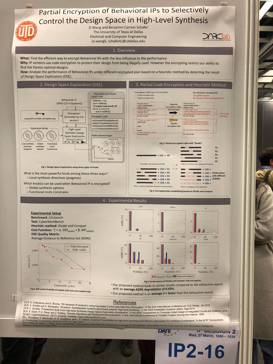 DARC_lab's tweet image. Farah presenting a poster at #DATEconference in Italy and meeting Wakabayashi-san @NEC