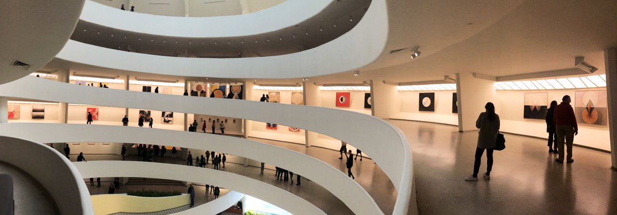 dbrisbane07's tweet photo. Still buzzing from the brilliant, cosmic, mystical Hilma af Klint solo exhibition at the @Guggenheim  ✨💫 https://t.co/cKn5J7bf9B