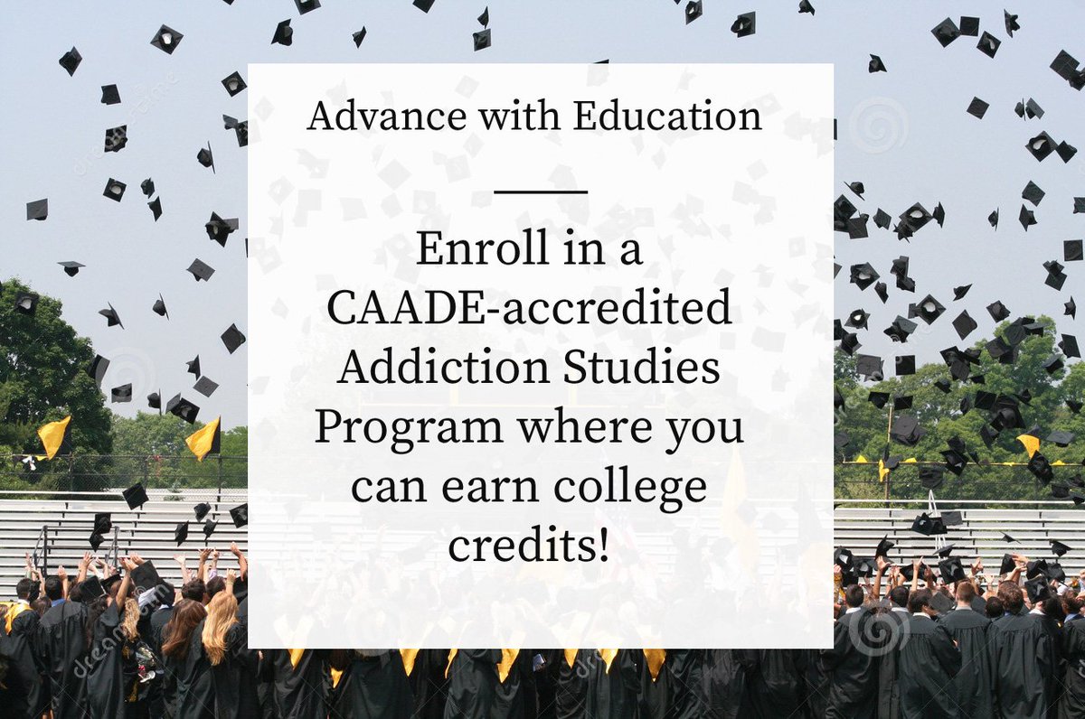 CAADEtweet's tweet photo. Ready to become a drug and alcohol counselor? Get started with a CAADE-accredited addiction studies program! Learn more: https://t.co/0n70lWgLuy #CAADE #addictionstudies https://t.co/rbxBywM8Yr