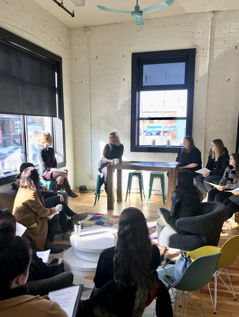 Today we welcomed Diana Delaney's <a href="/AlgonquinColleg/">Algonquin College</a> Interior Decorating students. They were filled with such positive energy &amp; really great questions as they get ready to launch their professional careers! #Learning #OutsideTheClassroom #FieldTrip <a href="/ShelleyTrue/">Shelley True</a>