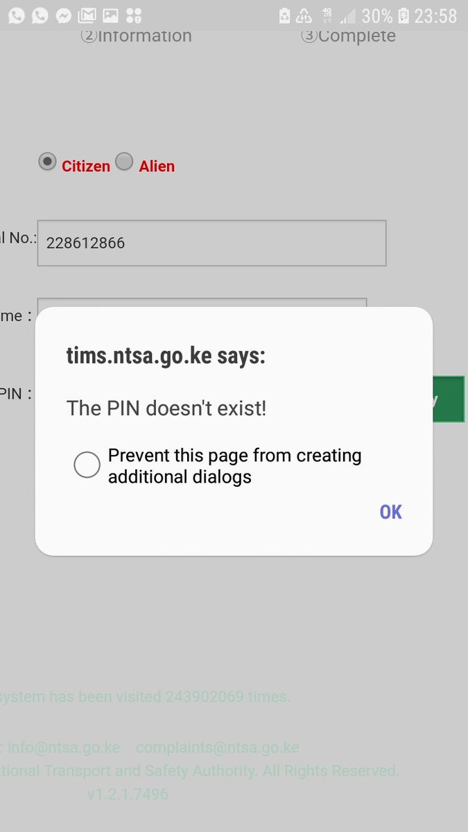Shishlesley's tweet photo. @ntsa_kenya I need help in registering Tims account, every time it keeps telling me my KRA pin doesn't exist https://t.co/XiNiMKSbDQ