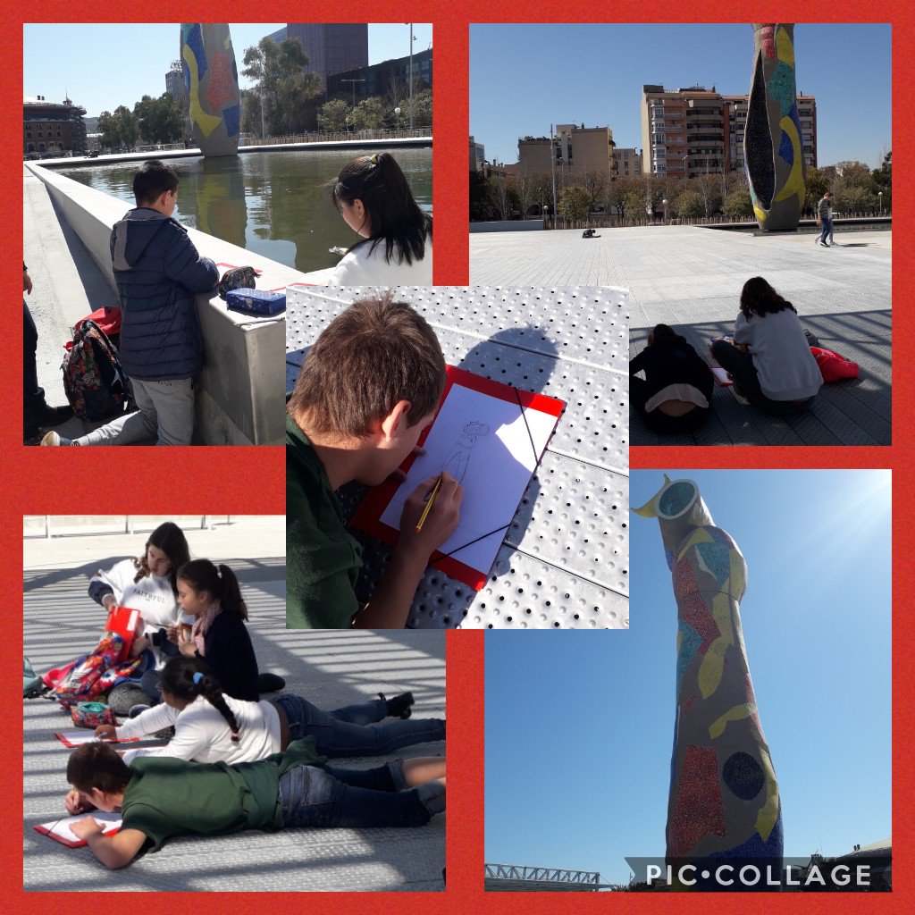 fepmontserratee's tweet photo. Avui comencem el crèdit de síntesi de #1rdeSecundària: La #dona musa inspiradora en l'art. Amb sessió de dibuix al Parc Joan Miró. #donaiocell #parcjoanmiro
@escolesFEP #somFEP #escolesFEP https://t.co/J1cROPgPVZ