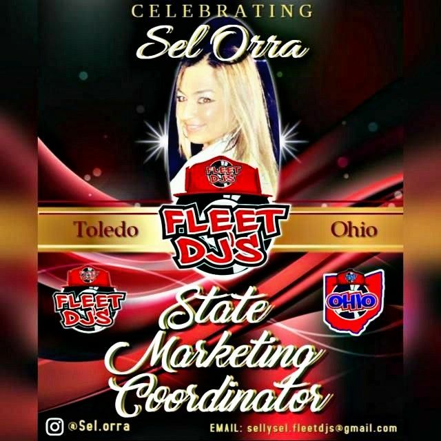 FLEETDJS's tweet photo. Sel Orra aka Sellysel:4 months in Fleet &amp; this what I've accomplished. Thank u Ohio, u will not be disappointed. #fleetohio #ohiofleetdjs #fleetnation #fleetstrong #ohiostrong #fleet #marketing #networking #takeover #toledoohio #419 @sel.orra https://t.co/qqsKkz5VhJ