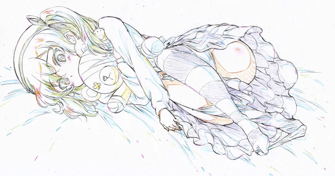 久しぶりラクガキに島田愛里寿ちゃん描いた #garupan 