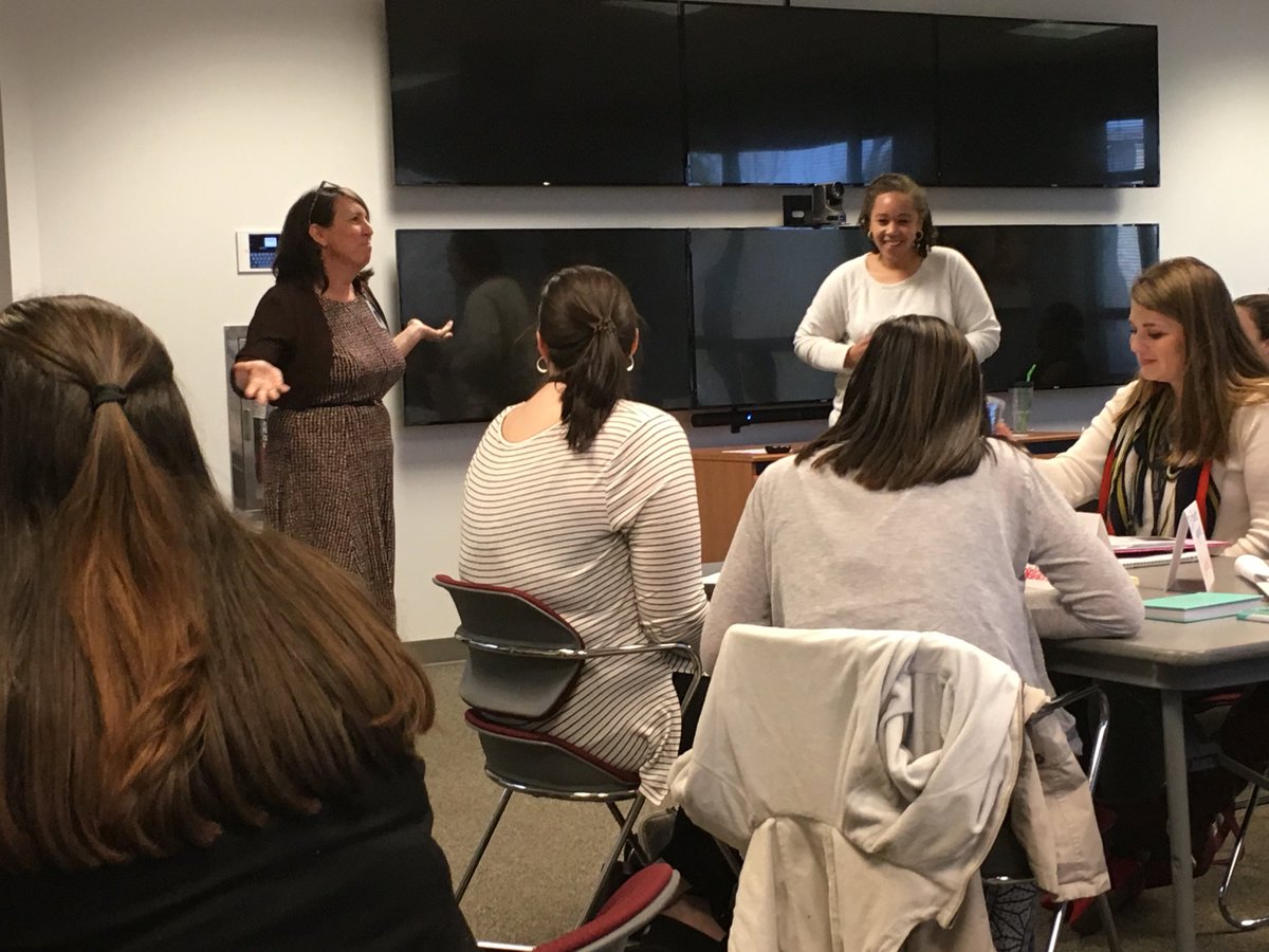 Teresa and Christina from Equity Affairs are teaching our Student Teacher University participants about equity in the classroom ⁦⁦<a href="/WCPSS/">Wake County Public School System</a>⁩ this afternoon. ⁦<a href="/WCPSSTSP/">Teacher Support</a>⁩   ⁦<a href="/WCPSSTeam/">Team WCPSS</a>⁩