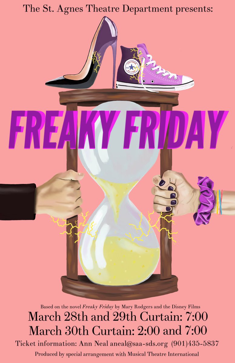 starsSGA's tweet photo. Freaky Friday opens TOMORROW @ 7!!! Tickets are $12 https://t.co/021DCfMcmF
