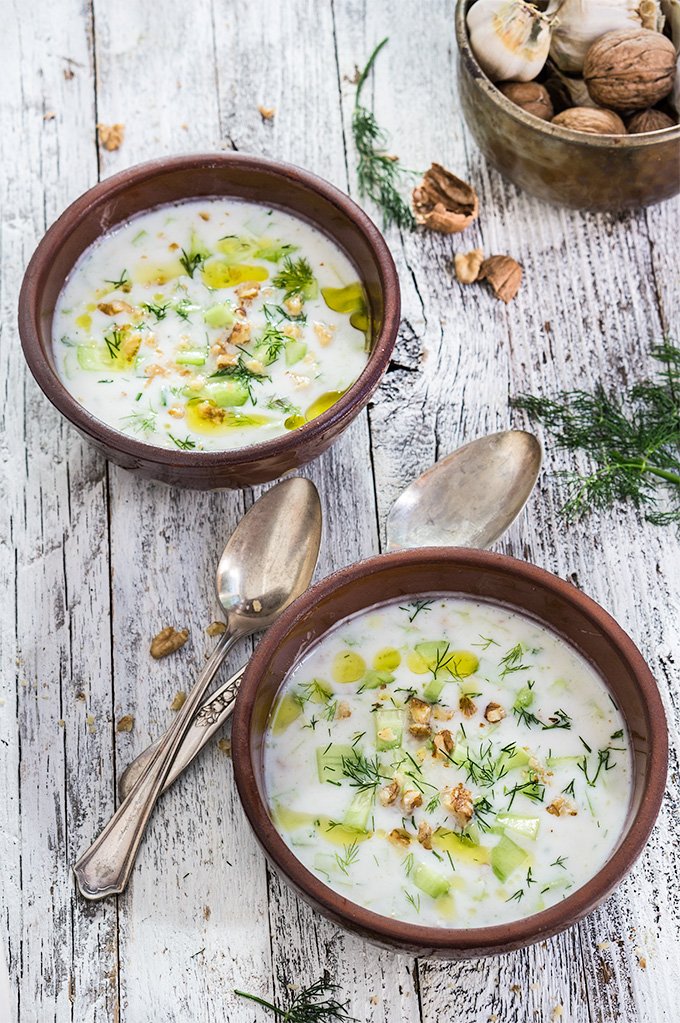 flexirecipes's tweet image. cold cucumber yogurt soup preparation time: 10 min., cook time: null min.  flexi.recipes/#/recipes/inde…