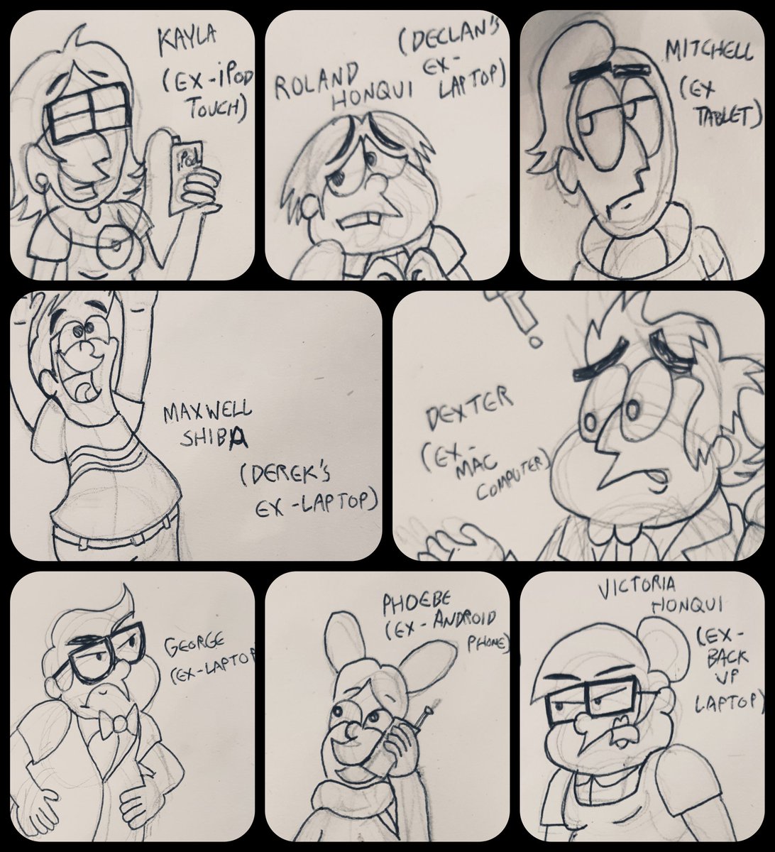 LaptopGeek92's tweet photo. Currently been reworking (or rebooting) on a set of my characters, after suffering from a major art drought. #originalcharacters #artistsontwitter #characterdesign #puters #seasetcrew #candyandfloss #spacestation https://t.co/vW0dMxd9dd