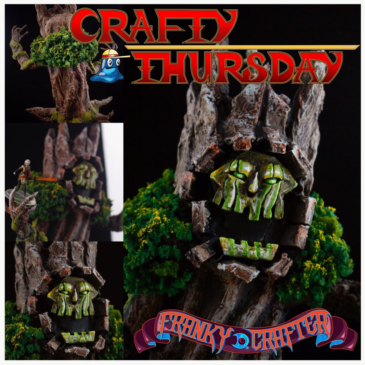 FrankyCrafter's tweet photo. Hey everyone as you know I upload a video every Thursday for my #Craftythursday segments on my YouTube channel https://t.co/VVOlmVG1mr. If you have not yet subscribed and you love #treemonsters tomorrow I will be uploading the “How to Craft your Own Treant” #treant #treehugger https://t.co/88w33kE272