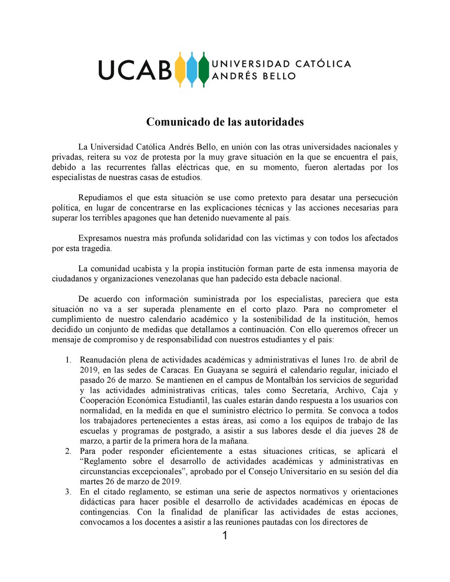 UCAB tweet media