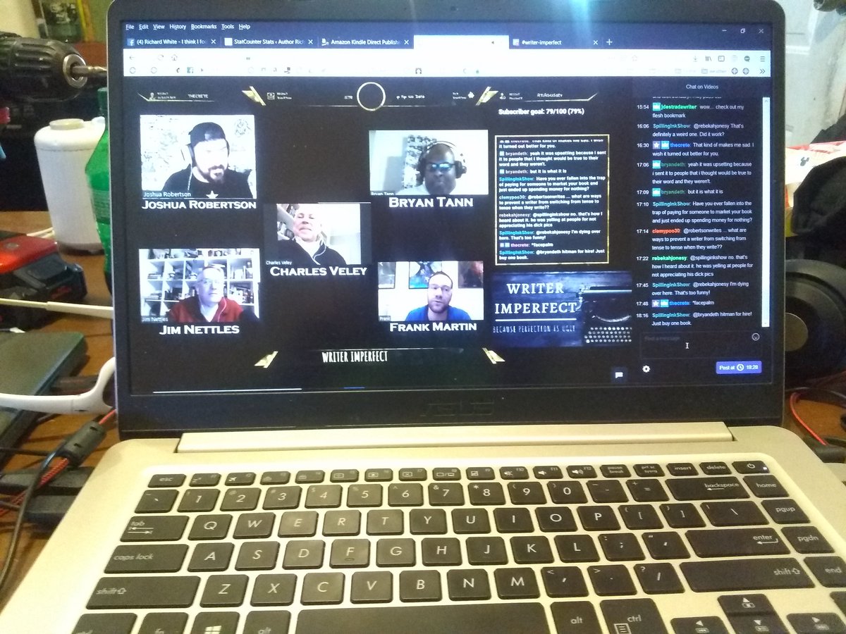 RWhiteAuthor's tweet photo. Needed a break from formatting and editing the book. This is my relax time. #writerimperfect #authors,#amwriting,#writingcommunity @RobertsonWrites @Lill https://t.co/hkfJrIwNRX