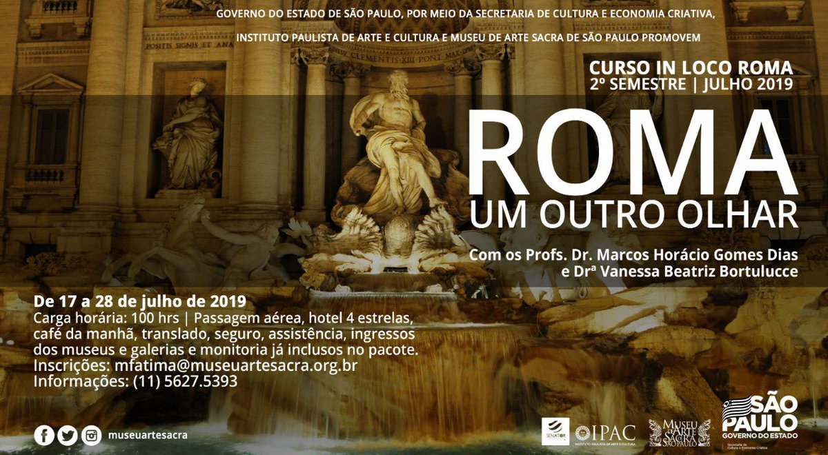 carlosdezen's tweet photo. #dezenpelomundo #dezenaroundtheworld #mas #museu #museudeartesacra #museudeartesacradesaopaulo #cultura #traveler #pilgrims #travel #aulainloco #aulainlocomas #paris #roma  @ São Paulo, Brazil https://t.co/GaV9ZbRTky