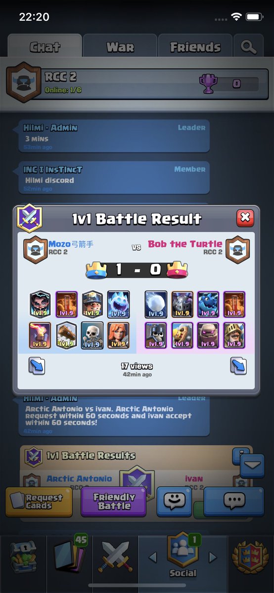 Mozo_CR's tweet photo. I won my debut match for @TeamInceptionGG in today’s @RoyaleCrownCup match against Arctic Gaming! #GoInception 😍✌🏻 https://t.co/WwN5a8vxsx