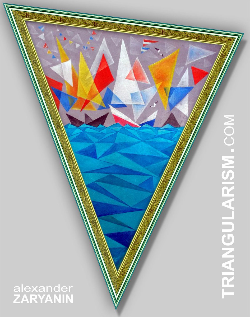 Triangularist's tweet photo. Regatta #oilpainting #modernart #conceptionart #creative #fineartgallery #creativeart #creativity #artshow #artgallery #art #artfair #artcollector #contemporaryart #artblogger #artblog #artmarket #paintings #colorful #artstudio #originalart #artoftheday #artcollection #vernissage https://t.co/0RaKJ9DxYF