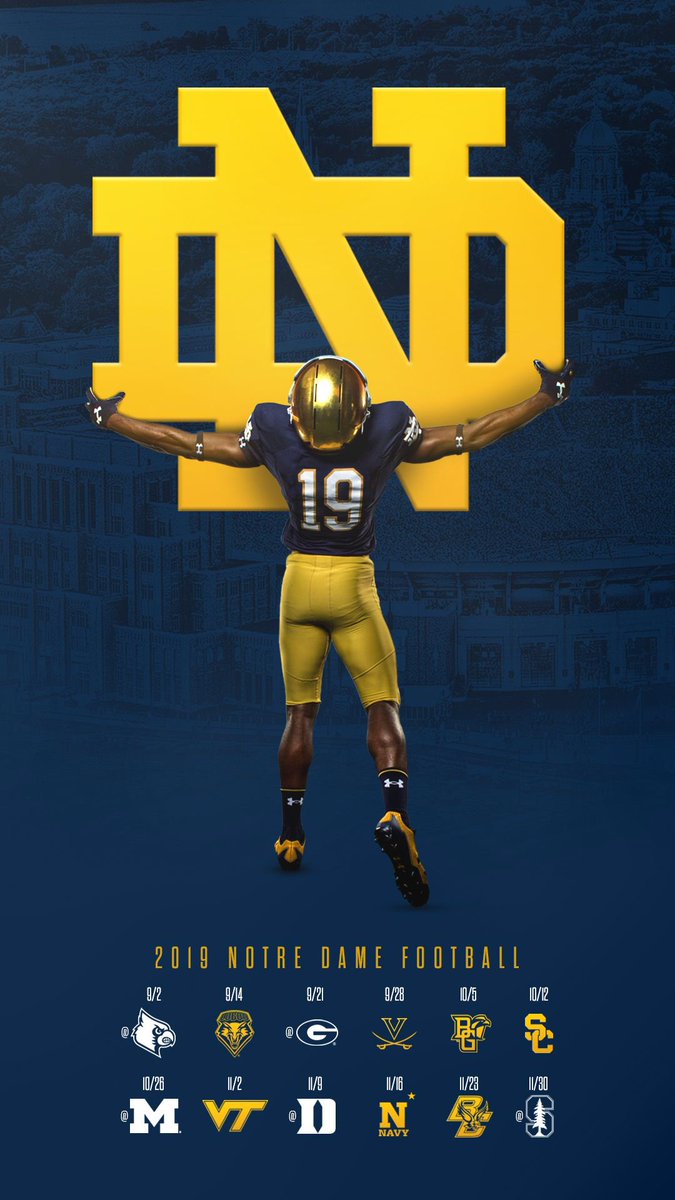 notre dame football wallpaper