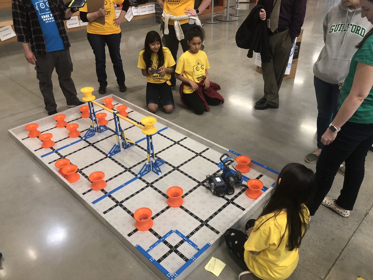 MsPrebeck's tweet image. I am so incredibly proud of our #EDGEPlus Ss! They built, tested, redesigned, and taught themselves how to drive their own robots. Today, they competed against other schools and brought back a 3rd place trophy!    @SullyES_LCPS #HornetsDeserveIt19