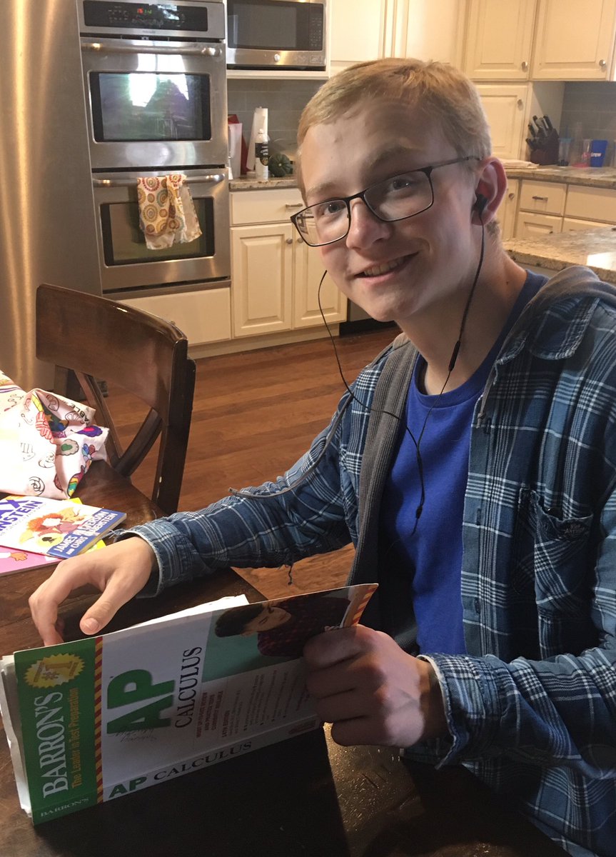 CChappellWCSD's tweet photo. My son (junior at WHS) is studying for the AP Calculus (BC) test. He texted his older brother who is a freshman at USU and they commiserated. Then his older brother bragged, “We are saving baby sea turtles in MY math class!” 😳 Complex story problems... math teachers are amazing! https://t.co/X3m7N6X1FE
