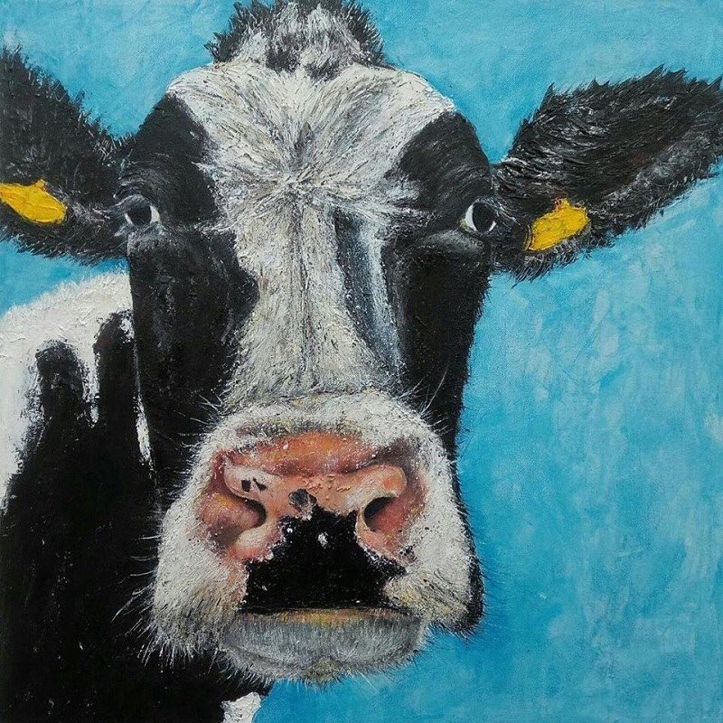 HAOS Artist: Rebecca_Melliard
"Mrs Moo"
One of over 40 artists taking part in our 2019 Art Trail (8-9 &amp; 15-16 June).