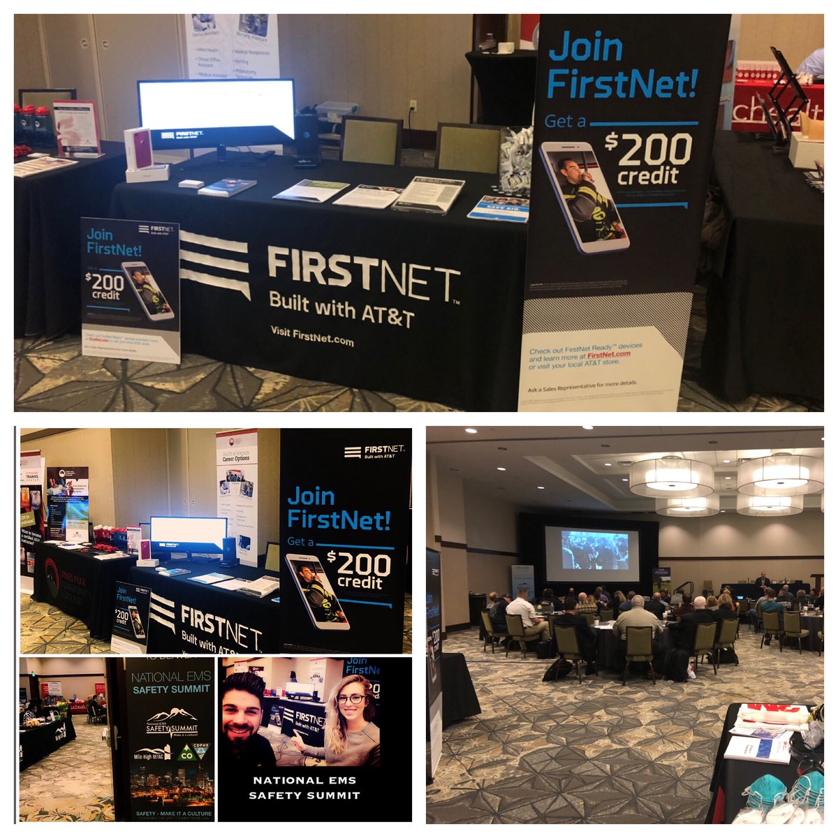 AristotleA5's tweet photo. National EMS Summit!! Day 2! #FirstNetBuiltwithATT #FirstNet #MobileTakeOver #RMRWins #partnerships 💪🏼🚓 🦇 https://t.co/ire8FaduFe