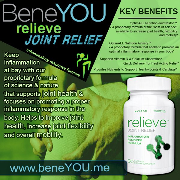 Visit beneYOU.me to get Relieve Joint Health pills for #Jointflexibility #jointhealth #relieve #joints #glucosamine #glucosaminesupplements #Jointsupplements #jointpain