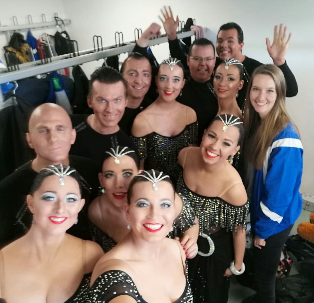 LFormationHL's tweet photo. Unser drittes #turnier ist vorüber und die letzten beiden stehen vor der Tür. Am Sonntag geht es zum @tfg_stade! Wir freuen uns! 😊
.
.
#latin #formation #dance #tanz #tournament #spaß #teamsport #gliter #dress #love #made4love #makeup https://t.co/CXn3k1TO5k