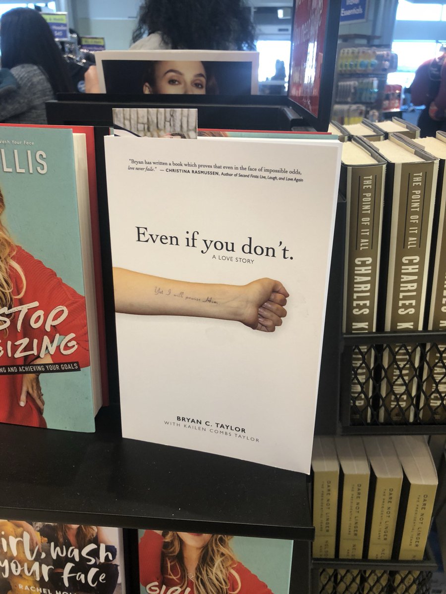 bctaylorauthor's tweet photo. I try to leave a free copy of #Evenifyoudont at every airport I pass through—left this one in Atlanta this morning! If you find a signed copy, shoot me a message! #amwriting #amreading https://t.co/SJvocPgULf
