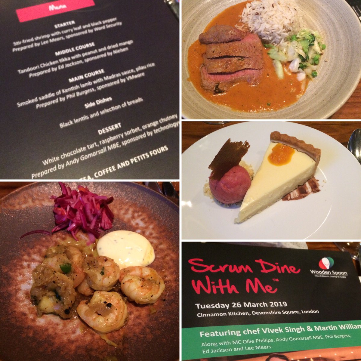 LVBrown88's tweet photo. Had such a fantastic evening supporting @charityspoon last night at #scrumdinewithme with the @IMPrivateWealth team! It was so hard to pick a winner out of all the delicious dishes on offer @CinnamonKitchen ๐จ๐ผโ๐ณ I think they all did a fabulous job ๐๐ป Da iawn diolch! https://t.co/w4W3nGM0ae