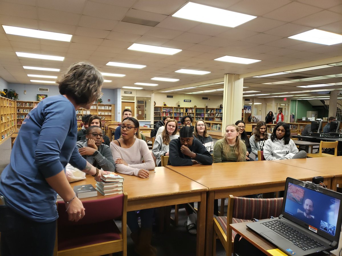 <a href="/HornetWghs/">WGHS Hornet Nation</a> <a href="/WGHSTheatre/">WGHS Theatre</a> <a href="/GCSchoolsNC/">Guilford Co. Schools</a> @scontrerasGCS Students at Western High really loved our Skype author visit with @billkonigsberg. Thank you <a href="/GreensboroBound/">Greensboro Bound</a> and <a href="/ScupBooks/">Scuppernong Books</a>  for this opportunity.