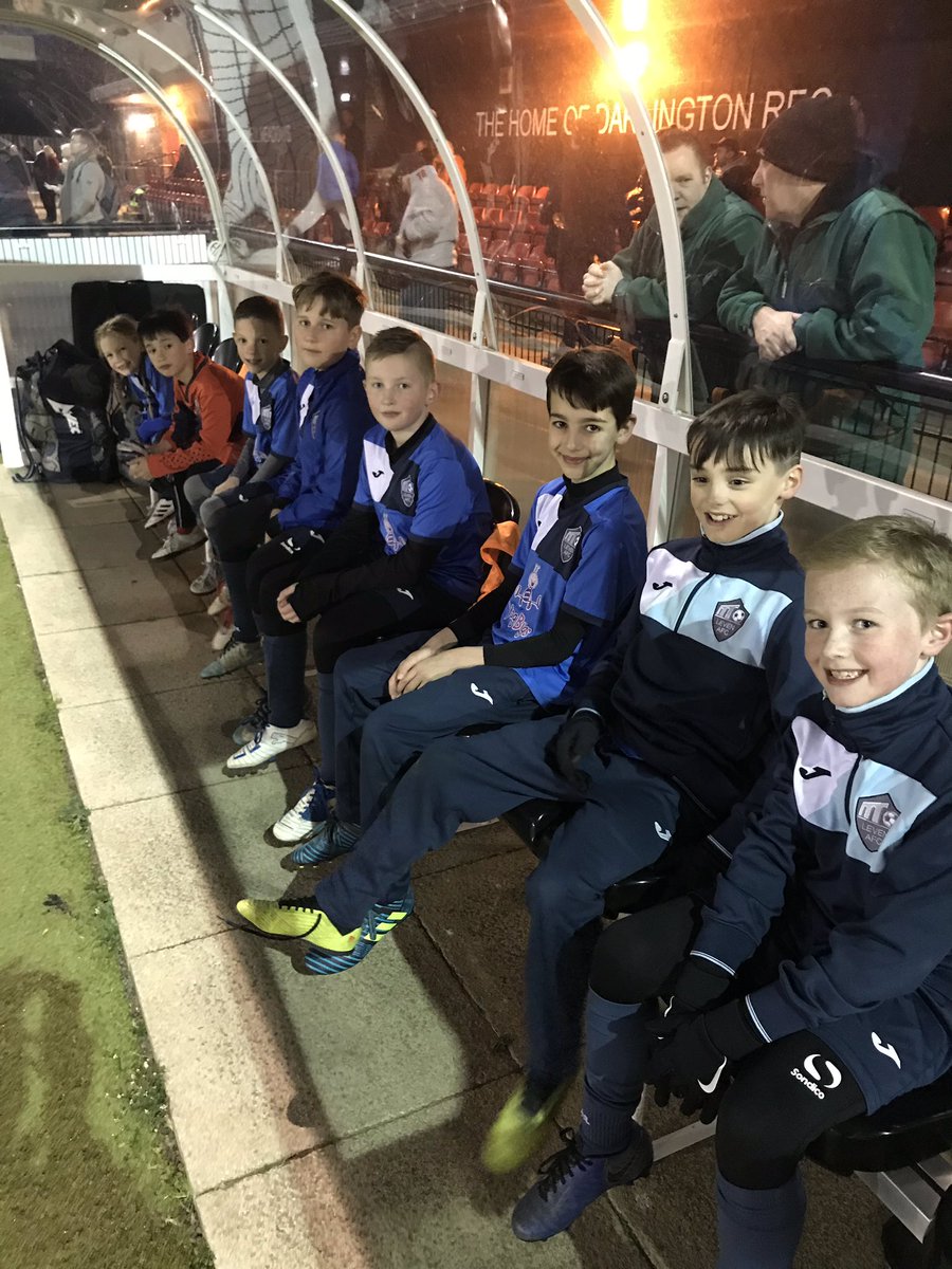 DfcProg's tweet photo. Tonight we welcomed Leven U-9s to Darlington. A lively bunch who kept us entertained throughout! ⚽️ @Official_Darlo https://t.co/KGW5TZFXjD