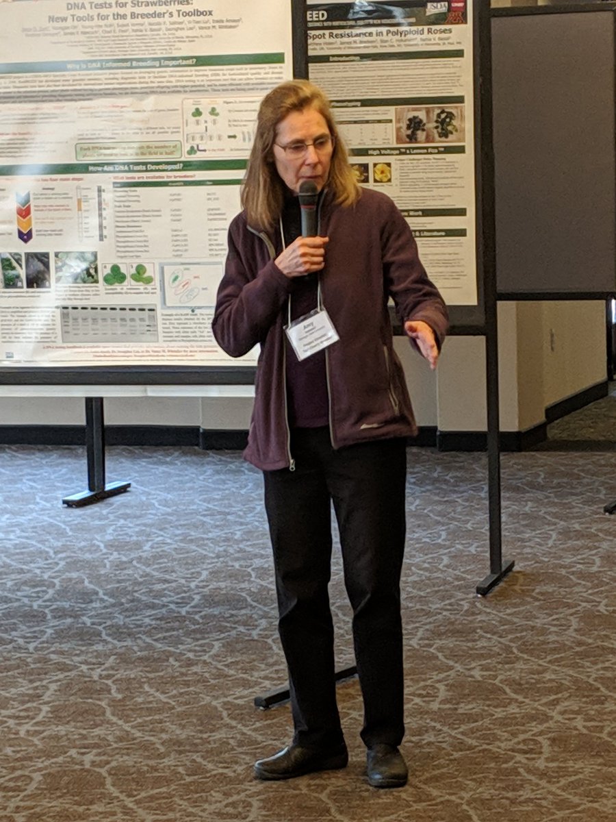 #RosBREED gives the biggest thanks to Dr. Amy Iezzoni, Project Director. It's been a wonderful 10 years and we thank you for all of your efforts!!