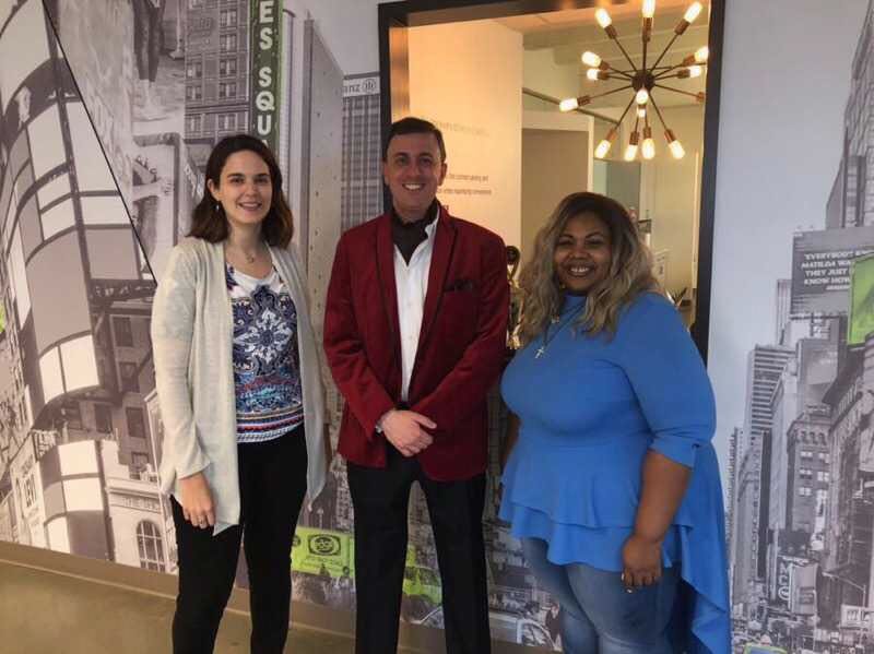 Our own <a href="/michaeliamele/">Michael Iamele</a> poses with the scrum team during Innovation Week! Michael presented a great session on public speaking to the #ParkMobile team.