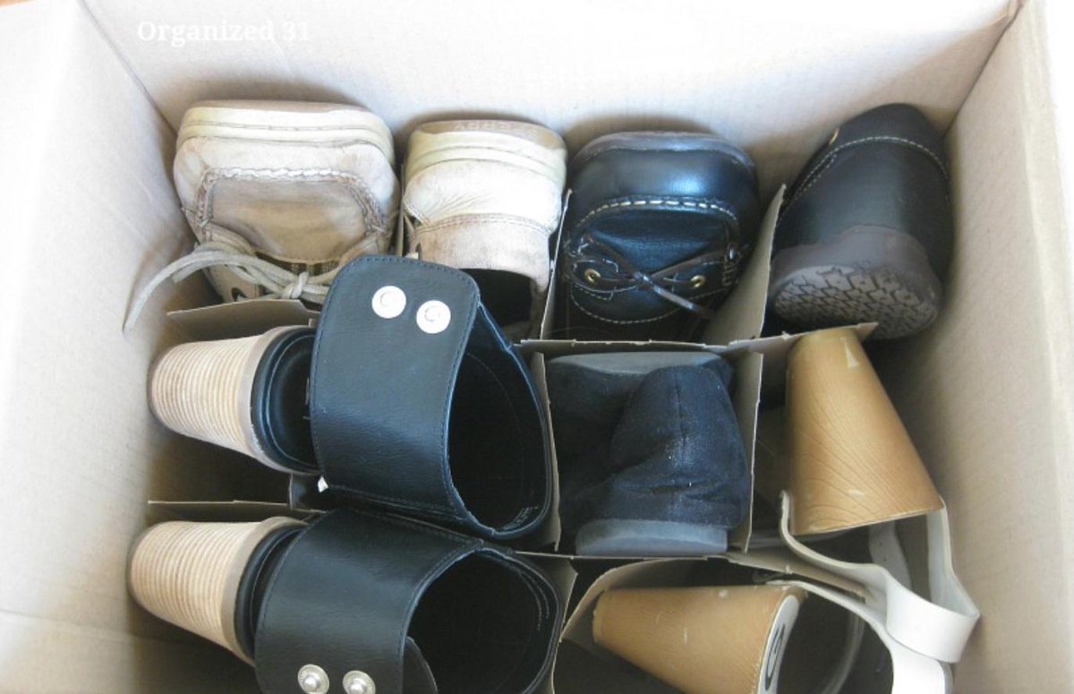 FOXBOXStorage's tweet image. Use an old wine box to store your winter shoes, but first empty the bottles and pull out those sandals!